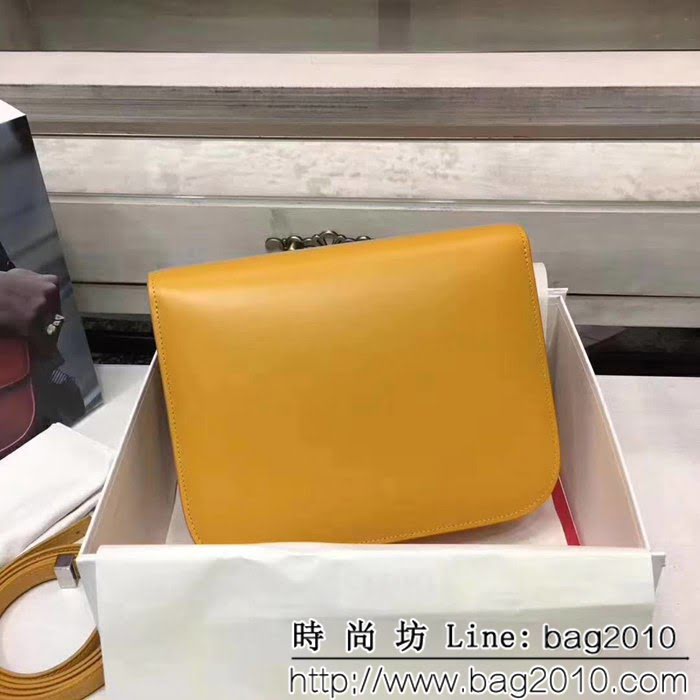 CELINE賽琳原單 訂製版box手搓紋牛皮復古豆腐包 SL1398